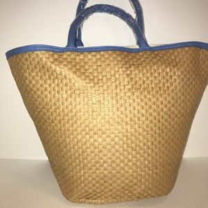 Straw Bag Tote NWOT